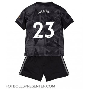 Arsenal Albert Sambi Lokonga #23 Bortatröja Barn 2022-23 Kortärmad (+ korta byxor)